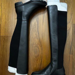 Stuart Weitzman City Boot, Nappa Leather/Black